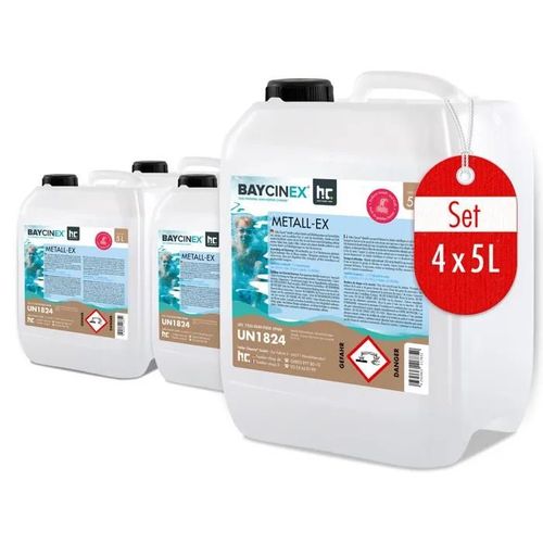 4x 5 L Metall-Ex Séquestrant Métaux BAYCINEX® en bidon de 5 L