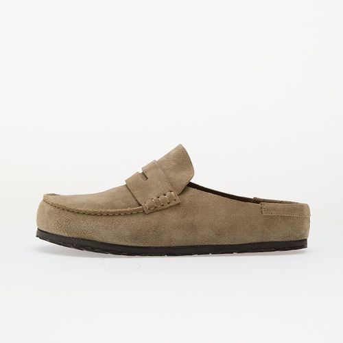 Baskets Birkenstock Naples Wrapped Suede Leather Taupe Eur