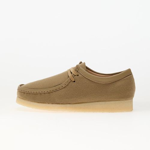 Chaussures Baskets Clarks Originals Wallabee Camel Wool Eur