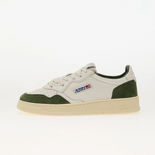 Baskets Autry Medalist Low Man Goat/ Suede White/ Milit Eur