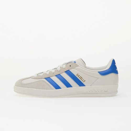 Chaussures Baskets Adidas Gazelle Indoor Crystal White/ Blue/ Grey One Eur