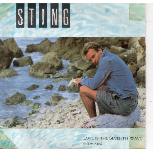Sting "Love Is The Seventh Wave (New Mix)" Vinyle 45 T 17 Cm - Single - A & M - Polydor - 1985