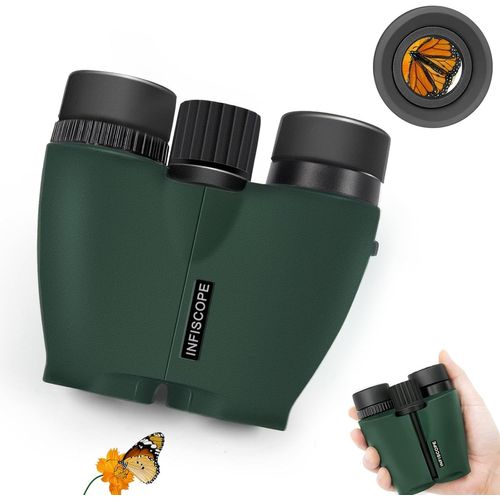 BLAZEFLUX-Jumelles compactes 6x24 HD waterproof IPX7, prisme BAK-4 observation oiseaux chasse voyage, 388g legeres oculaires