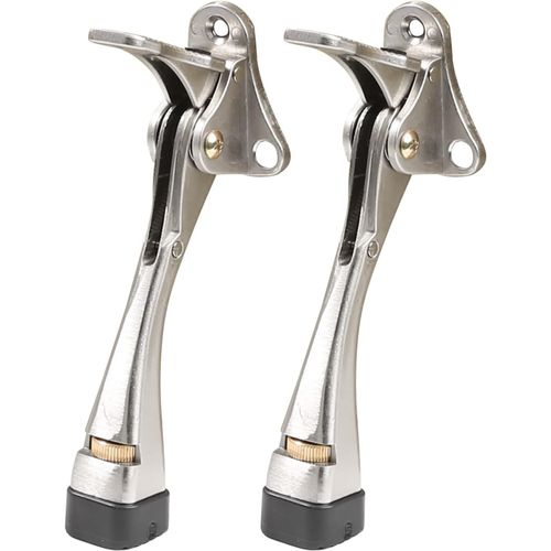 BLAZEFLUX-Bloc-porte Kickdown 5 pouces - Lot de 2, reglage hauteur d'un toucher, en alliage d'aluminium embout caoutchouc et