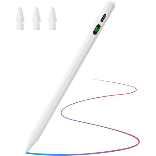 BLAZEFLUX-Stylo Apple Pencil, Sensibilite inclinaison, iPad A16 11/10/9/8/7/6, iPad Pro 12.9/13/11 M4, iPad Air M3/M2/5/4/3, iPad