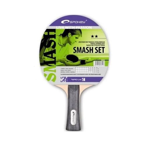 Raquette De Ping-Pong - Smash - 2 Étoiles - Etui Inclus - 2 Balles Oranges - Adulte Mixte