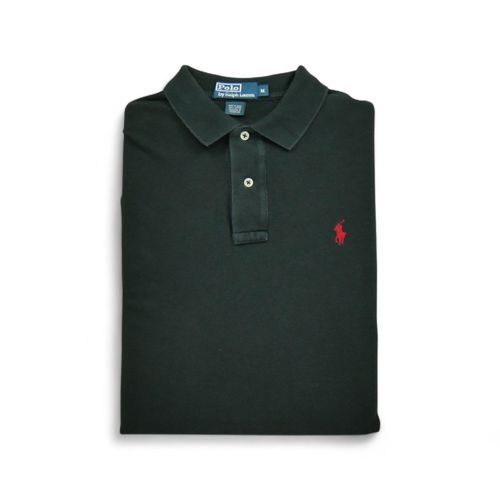 Reconditionné - Polo Manches Courtes Homme Noir - Taille M - Homme - Noir