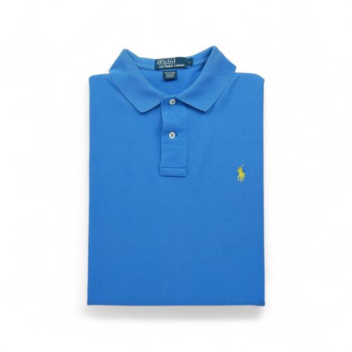Reconditionné - Polo Manches Courtes Homme Bleu - Taille L - Homme - Bleu