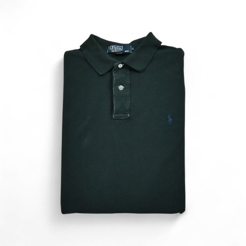 Reconditionné - Polo Manches Courtes Homme Noir - Taille M - Homme - Noir