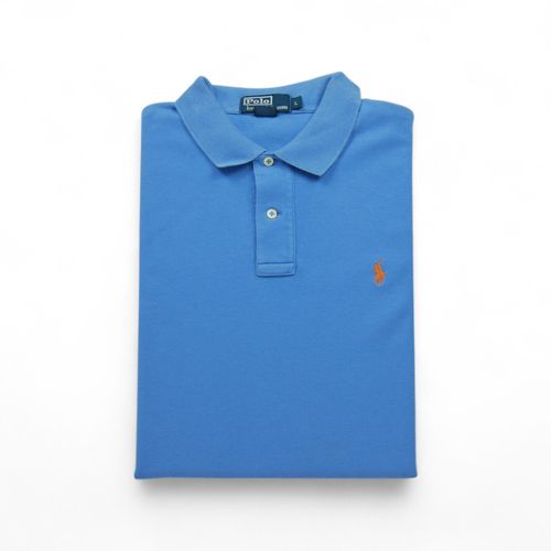 Reconditionné - Polo Manches Courtes Homme Bleu - Taille L - Homme - Bleu