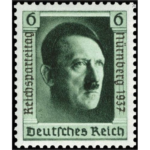 Allemagne, 3ème Reich 1937, Très Beau Timbre Neuf** Luxe Issu Du Bloc Feuillet Yvert 10, Portrait Chancelier Hitler Avec Vignette Au Profit Des Dons Culturels.