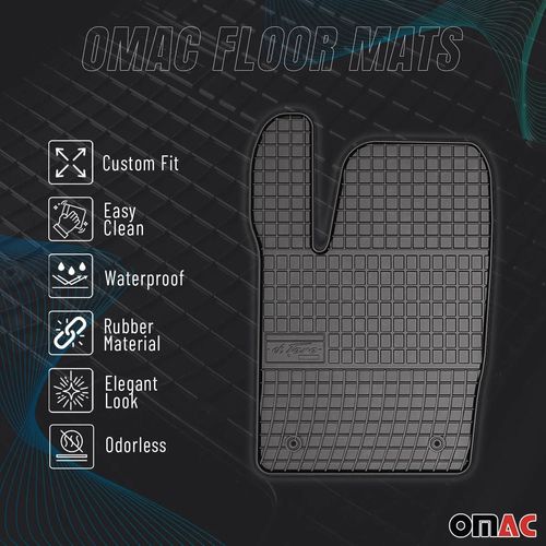 Tapis De Sol Pour Opel Astra H 2004-2014 Caoutchouc Noir