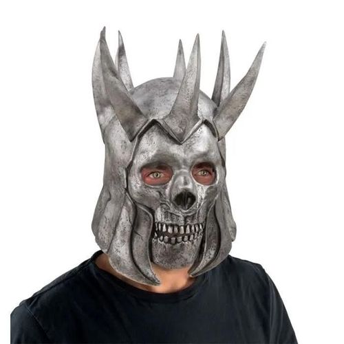 Masque Intégral Squelette Avec Casque Latex Blanc