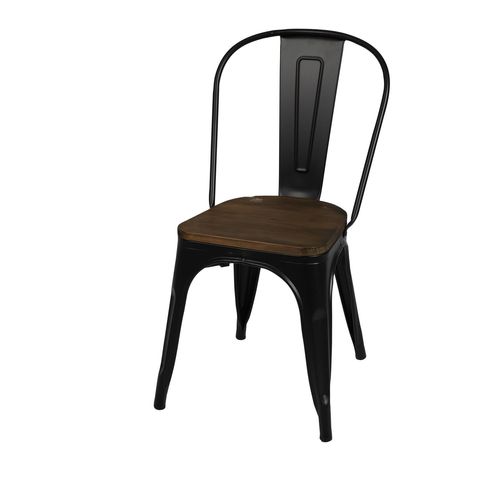 Chaise Vintage Liv H84 Cm - Noir