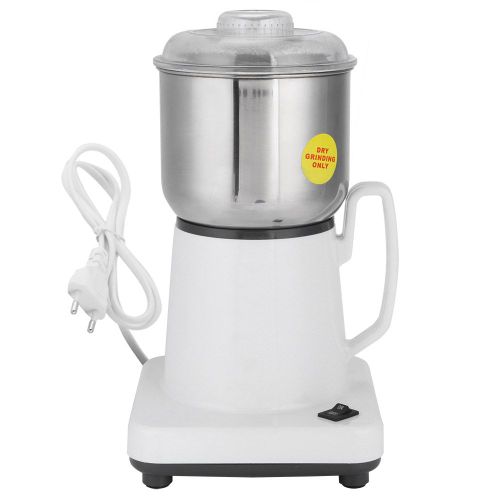Hjlian Moulin A Cafe Electrique Domestique Avec Lame En Acier Inoxydable Pour Grains De Cafe Epices, Prise Ue 220 V