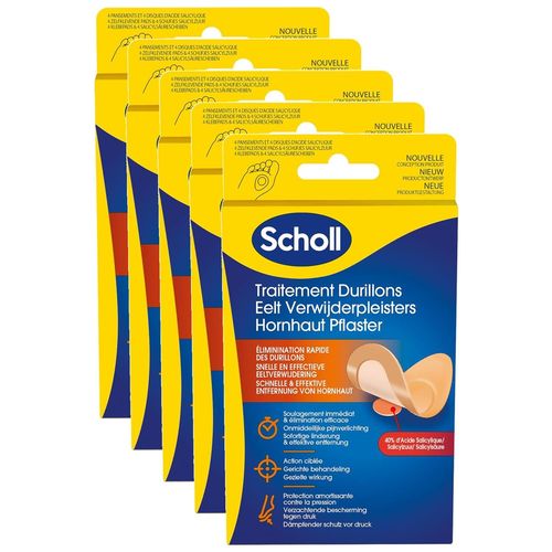 Scholl Lot De 5 Packs De 4 Pansements Coricides Durillons
