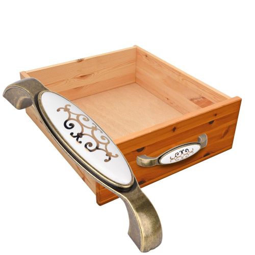 HJLIAN Poignee de tiroir antique en ceramique pour armoire de cuisine (6039-128)