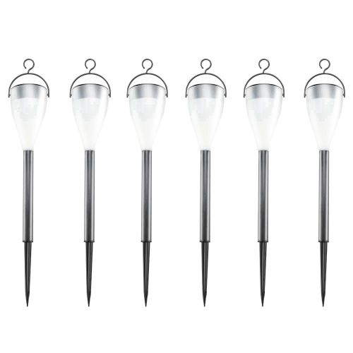 Hjlian Lampe De Jardin Solaire Etanche A Led Rvb