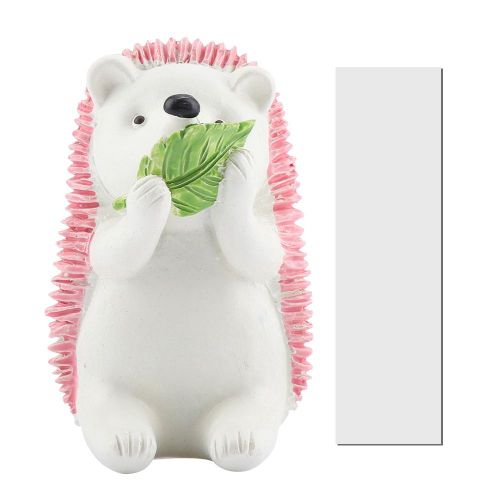 HJLIAN Porte-brosse a dents mural autocollant en forme de herisson (rose)