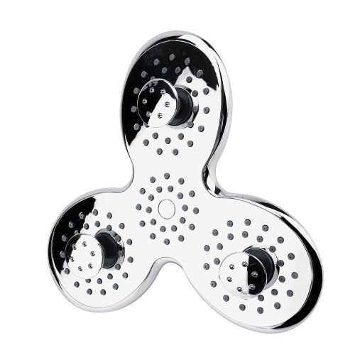HJLIAN Pommeau de douche a jet superieur dissimule, entierement plaque, style americain, economie d'eau