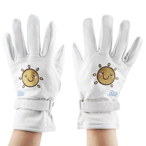 HJLIAN 1 paire de gants de protection en cuir souple pour le jardinage, le creusement, la plantation et la famille #2 L