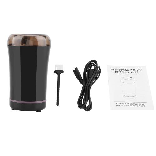 Hjlian Moulin A Cafe Electrique Domestique (Prise Ue 220-240 V, Noir)