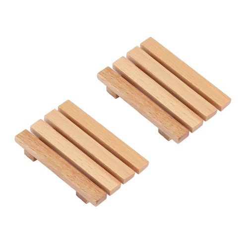 Hjlian Lot De 2 Dessous De Verre En Bois Creux Et Legers Pour Tasses A The, Pour La Maison Et Le Bureau
