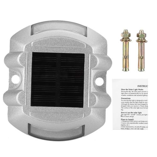 Hjlian Spot Led Solaire En Aluminium Moule Sous Pression, Etanche, Pour Allee, Pelouse, Sol