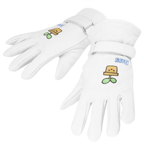 HJLIAN 1 paire de gants de protection en cuir souple pour le jardinage, le creusement, la plantation et la famille #1 M