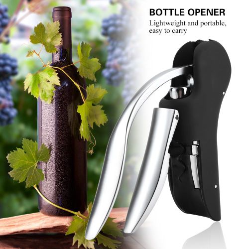 Hjlian Tire-Bouchon Robuste Et Durable Pour Bouteille De Vin, Ideal Pour Les Fetes, Les Restaurants