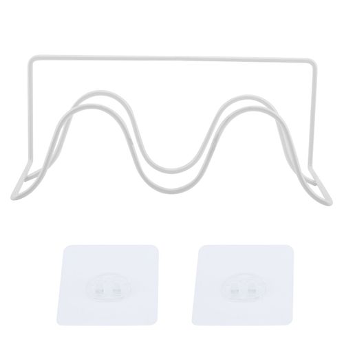 Hjlian Etagere A Chaussures Murale A Double Couche (Blanc)