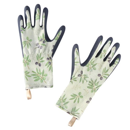 Hjlian Paire De Gants Longs Antiderapants Et Impermeables Anti-Crevaison Pour Femme (Vert, M)