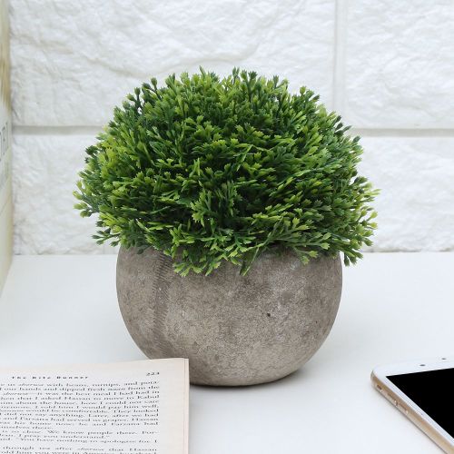 HJLIAN Pots de fleurs artificielles retro, bonsai pour decoration de maison et de bureau (#2)