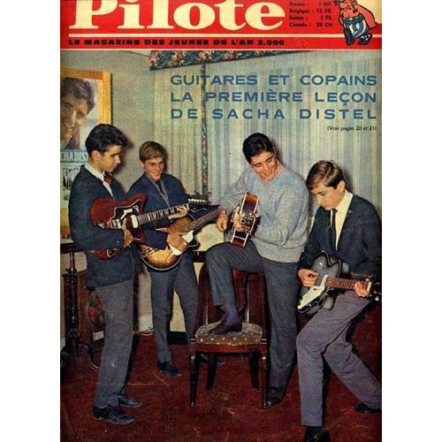 Journal Pilote Du 27/12/1962 -  N° 166 : La Première Leçon De Sacha Distel