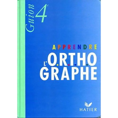 Orthographe 4e