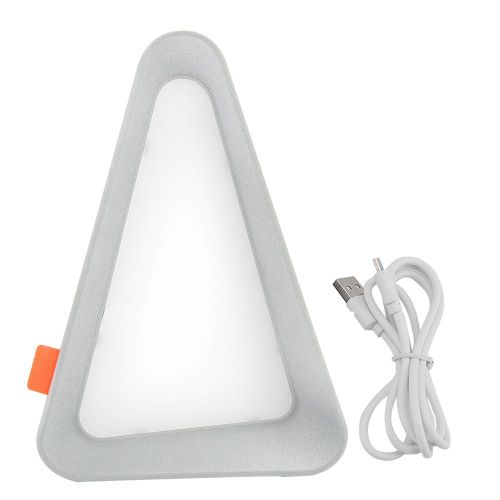 Hjlian Lampe De Table Led Portable A Capteur De Gravite Et Chargement Usb, Luminosite Reglable (Gris)
