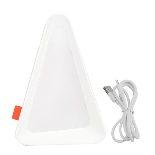 Hjlian Lampe De Table Led Portable A Capteur De Gravite Et Chargement Usb, Luminosite Reglable (Blanche)