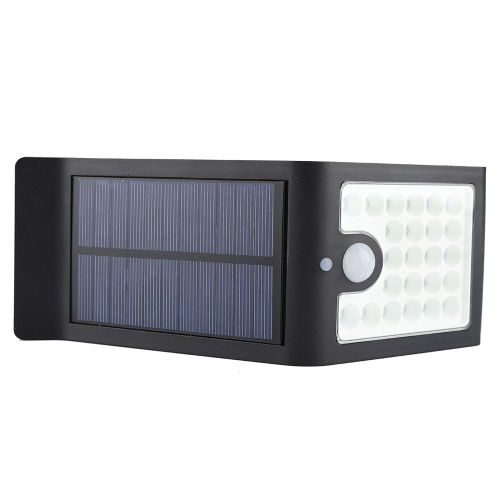 Hjlian Lampe De Jardin A Led Solaire Etanche Avec Detecteur De Mouvement Et Fixations