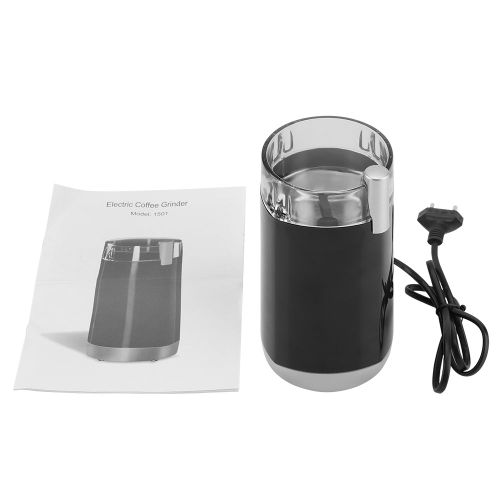 Hjlian Moulin A Cafe Electrique 220-240 V, Pour Noix, Cereales, Herbes, Epices, Prise Ue