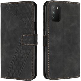Coque Pour Xiaomi Poco M3/Redmi 9t/Redmi 9 Power, Etui Protection Housse Premium En Cuir Pu Portefeuille Étui Téléphone [Fermoir Magnétique] [Fentes Pour Cartes] Flip Case(Noir