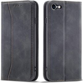 Coque Pour Iphone Se 2020/Iphone 8/Iphone 7 (4,7 Pouces), Pu Cuir Portefeuille Housse Flip Pochette Étui À Rabat Case Avec Antichoc Tpu Housse [Emplacements Cartes] [Fonction Support] (Noir)