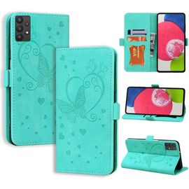 Coque Samsung A52s 5g Coque Samsung A52 5g&4g, Antichoc Étui Housse Protection En Cuir Magnétique Flip Case Portefeuille Etui En Protecion Pour Samsung Galaxy A52 4g / A52 5g / A52s 5g, Vert