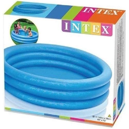 Piscine Gonflable Vinyle Bleu Cristal 1.68m x 38cm