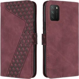 Coque Pour Xiaomi Poco M3/Redmi 9t/Redmi 9 Power, Etui Protection Housse Premium En Cuir Pu Portefeuille Étui Téléphone [Fermoir Magnétique] [Fentes Pour Cartes] Flip Case(Rouge
