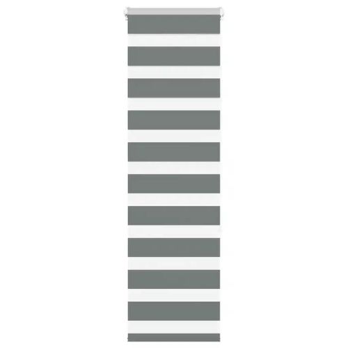 Store zèbre gris foncé largeur du tissu 35,9 cm polyester