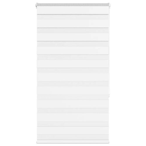 Store zèbre blanc 80x150 cm largeur du tissu 75,9 cm polyester
