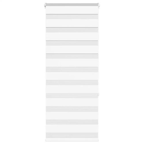 Store zèbre blanc 60x150 cm largeur du tissu 55,9 cm polyester