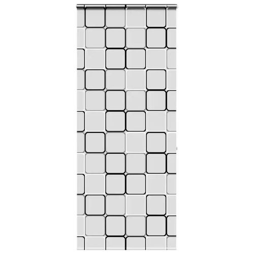 Store enrouleur de douche avec cassette largeur du tissu 96 cm