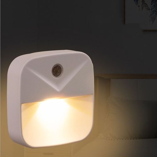 Veilleuse Led Avec Capteur De Contrôle De La Lumière Sans Fil,Prise Ue,Veilleuses Pour Bébé,Enfants,Chevet,Chambre,Couloir,Éclairage - Type Warm Light-Eu Plug