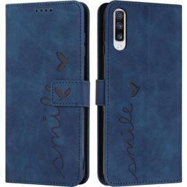 Coque Pour Samsung Galaxy A50 / A30s / A50s, Étui Housse En Cuir Pu Samsung A50/A30s/A50s, Magnetique Flip [Pochette De Portefeuille], Etui De Protection Pour Samsung A50 / A30s / A50s (Bleu)